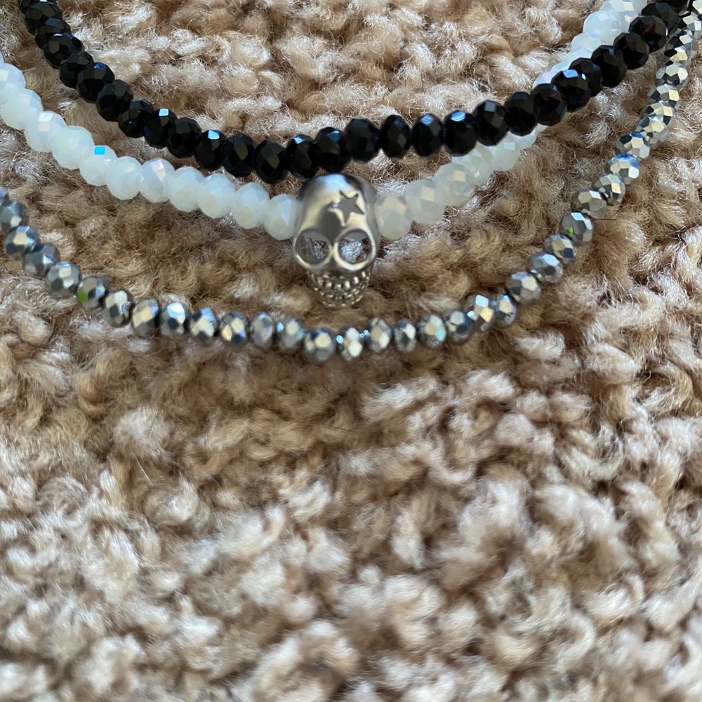 Rachel Lynn Chicago set of 3 crystal chokers
